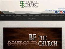 Tablet Screenshot of bbchurchofchrist.org